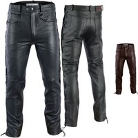 RadMasters Motorradhose GW860 Stylish Biker Lederjeans aus Büffelleder von RadMasters