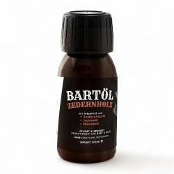 Bartöl 60 ml Bartpflege mit Jojobaöl und Mandel (Zedernholz) von Radami