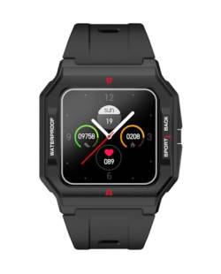 Radiant - L.A. Kollektion - Smartwatch, Smartwatch mit Pulsmesser, Blutdruckmessgerät, Schlafmonitor und Digital-Aktivitätsarmbandfunktion. Für Männer und Frauen. Kompatibel mit Android iOS. von Radiant
