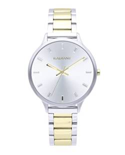 Radiant - Mykonos Kollektion - Analog Quarzuhr. Armbanduhr für Frauen. Armbanduhr mit silberner Zifferblatt und Edelstahlarmband. Größe 38mm. 3ATM. von Radiant