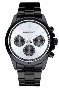 Radiant Tech Herren-Armbanduhr Analog Quarz mit Edelstahl-Armband RA640703 von Radiant