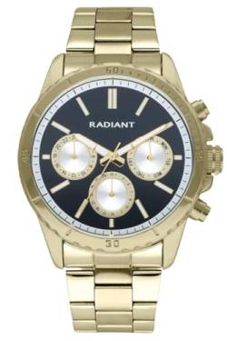 Radiant Tech Herren-Armbanduhr Analog Quarz mit Edelstahl-Armband RA640704 von Radiant