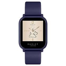 RADLEY Damen Blau Digital Quarz Smartwatch mit Silikonarmband RYS10-2153, Saphir, Modern von Radley