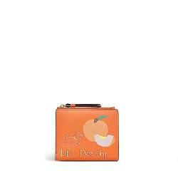 RADLEY London Life's Peachy Bifold Geldbörse für Damen, aus Glattleder, Druckknopfverschluss, Geldbörse mit 10 Kartenfächern, Geldscheinfächern und Einsteckfächern, Orangenschale, S von Radley