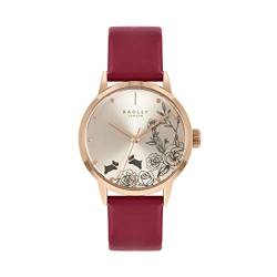 Radley Damen Analog Quarz Uhr mit Leather Armband RY21244A von Radley