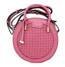 Radley London Royal Ascot Umhängetasche aus Leder mit Reißverschluss, Rosa, rose, Small von Radley