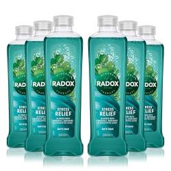 6 x Radox Stress Relief Bath Soak with Rosemary & Eucalyptus 500ml von Radox