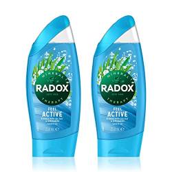 Radox Bad und Dusche (Duschgel Active 2x250ml) von Radox