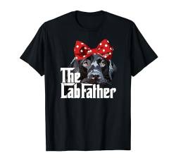 Lustiger The Lab Father Schwarzer Labrador Retriever Papa Hund Papa T-Shirt von Raf THE ARTIST Designs