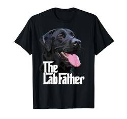 Lustiger The Lab Father Schwarzer Labrador Retriever Papa Hund Papa T-Shirt von Raf THE ARTIST Designs