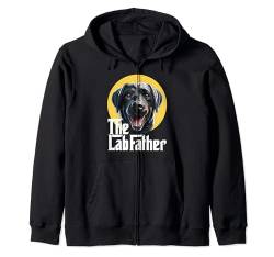 The Lab Father Schwarzer Labrador Retriever Papa Hund Papa Kapuzenjacke von Raf THE ARTIST Designs
