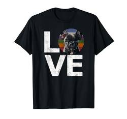 Vintage Frenchie Puppy Love Französische Bulldogge Frenchie Mama Papa T-Shirt von Raf THE ARTIST Designs