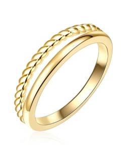 Rafaela Donata Damen-Ring aus 925 Sterling Silber gelbvergoldet von Rafaela Donata