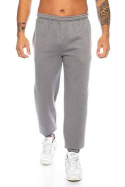 Raff & Taff Herren Hose M bis 6XL | Sporthose Sweatpants Pyjamas Übergrößen Funktionshose Trainingshose Jogginghose | Premium Baumwolle (RT-T-405-Anthrazit, 8XL) von Raff&Taff