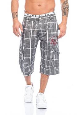 Raff&Taff Herren Shorts Bermuda Freizeithose Cargohose (RT001-Anthrazit-XL) von Raff&Taff