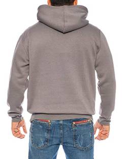 Raff &Taff Hoodie Kapuzenpullover Sweatshirt Sweater Pullover |S-10XL| Sport Alltag Freizeit|Premium Baumwolle Fleece Innenseite(RT-H-401-Anthra-9XL) von Raff&Taff