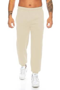 Raff&Taff Sporthose Sweatpants Pyjamas Übergrößen Funktionshose Trainingshose Jogginghose | Premium Baumwolle (RT-T-405-Beige -XXL) von Raff&Taff