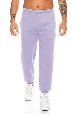 Raff&Taff Sporthose Sweatpants Pyjamas Übergrößen Funktionshose Trainingshose Jogginghose | Premium Baumwolle (RT-T-405-Flieder -4XL) von Raff&Taff