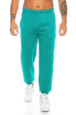 Raff&Taff Sporthose Sweatpants Pyjamas Übergrößen Funktionshose Trainingshose Jogginghose | Premium Baumwolle (RT-T-405-Petrol -L) von Raff&Taff