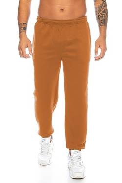 Raff&Taff Sporthose Sweatpants Pyjamas Übergrößen Funktionshose Trainingshose Jogginghose | Premium Baumwolle (RT-T-405-Rost - 9XL) von Raff&Taff