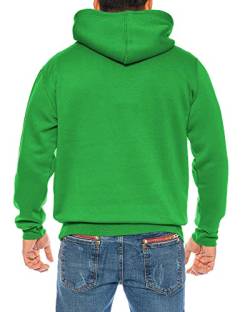 Raff&Taff Sweater Pullover | S - 10XL | Sport Alltag Freizeit | Premium Baumwolle Fleece Innenseite (RT-H-401-Giftgrün XL) von Raff&Taff