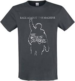 Rage Against The Machine Amplified Collection - The Battle of LA Männer T-Shirt Charcoal S von Rage Against The Machine