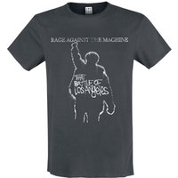 Rage Against The Machine T-Shirt - Amplified Collection - The Battle Of LA - M bis 3XL - für Männer - Größe XXL - charcoal  - EMP exklusives von Rage Against The Machine