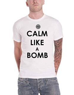 Rage Against The Machine T Shirt Calm Like A Bomb Band Logo offiziell Herren S von Rage Against The Machine