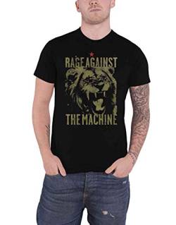 Rage Against The Machine T Shirt Pride Band Logo Nue offiziell Herren Schwarz L von Rage Against The Machine