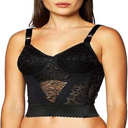 Rago Damen BH Long Line - Schwarz - 75DD von Rago