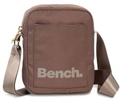 Bench City Girls Damen und Herren Mini Bag Umhängetasche Tasche Handtasche Schultertasche Crossbody-Tasche, graubraun, 19 x 14 x 5 cm von Ragusa-Trade