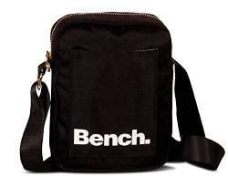 Bench City Girls Mini Bag - Unisex Umhängetasche, Crossbody-Tasche & Handtasche für Damen und Herren, Schwarz, 19x14x5 cm von Ragusa-Trade