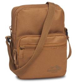 Ragusa-Trade Damen und Herren Umhängetasche Tasche Handtasche Schultertasche Crossbody-Tasche, beige, 19 x 14 x 7 cm von Ragusa-Trade