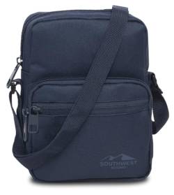 Ragusa-Trade Damen und Herren Umhängetasche Tasche Handtasche Schultertasche Crossbody-Tasche, blau, 19 x 14 x 7 cm von Ragusa-Trade