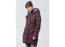 Funktionsparka RAGWEAR "PAVLA O" Gr. M (38), rot (winered) Damen Jacken Parkas Wind- und Atmungsaktive Kapuzenjacke von Ragwear