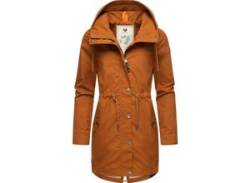 Parka RAGWEAR "Canny" Gr. 4XL (48), braun (zimt) Damen Jacken Lange von Ragwear