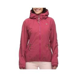 Ragwear DIZZIE Damen Frauen Jacke,Winterjacke mit Kapuze,wasserabweisend,bequem,Rot,XS von Ragwear