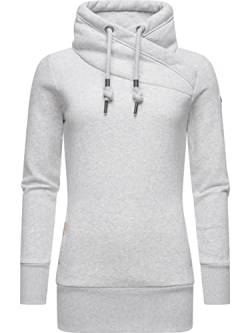 Ragwear Damen Pullover Longsleeve Sweatshirt Neska Light Grey22 Gr. S von Ragwear