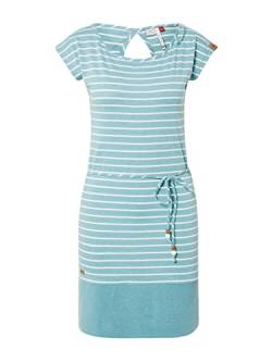 Ragwear Damen Sommerkleid SOHO Aqua/weiß L von Ragwear