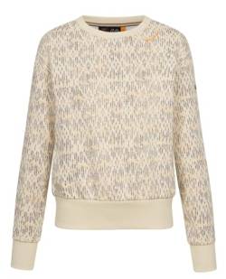 Ragwear Damen Sweatshirt Heikke Pullover mit Alloverprint 2321-30004 Beige (6000) S von Ragwear