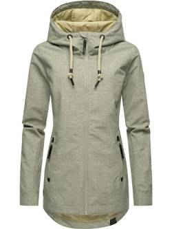 Ragwear Damen Übergangsjacke leichte Jacke Kurzmantel mit Verstellbarer Kapuze Zuzka Olive24 Gr. XS von Ragwear