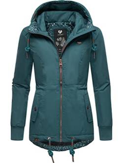 Ragwear Damen Winterjacke Outdoorjacke mit Kapuze YM-Danka Dark Green22 Gr. XL von Ragwear