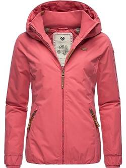 Ragwear Damen Winterjacke Warmer Kurzmantel mit Kapuze Dizzie Winter Rose23 Gr. M von Ragwear