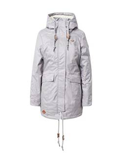 Ragwear Damen Winterparka Tunned hellgrau XS von Ragwear