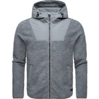 Ragwear Fleecejacke Adar Angesagte Herren Plüschjacke mit hohem Kragen von Ragwear