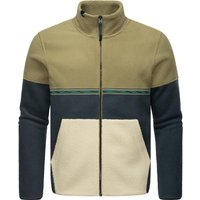 Ragwear Fleecejacke Lonndy Angesagte Herren Plüschjacke mit hohem Kragen von Ragwear