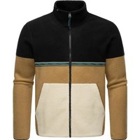 Ragwear Fleecejacke Lonndy Angesagte Herren Plüschjacke mit hohem Kragen von Ragwear