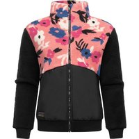 Ragwear Fleecejacke Madaras Flower Flauschige Damen Übergangsjacke aus Teddyfleece von Ragwear