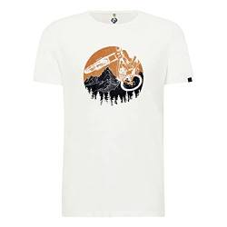 Ragwear Herren T-Shirt Kurzarmshirt Rundhalsshirt Freizeitshirt Sevy Remake, Farbe:Weiß, Artikel:-7000 White, Größe:2XL von Ragwear