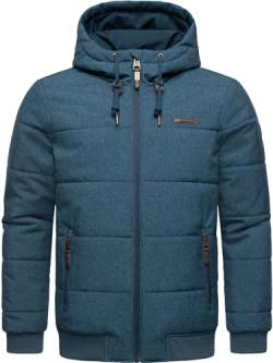 Ragwear Herren Winterjacke Steppjacke warm mit Kapuze Tuuri Stone Blue Gr. M von Ragwear